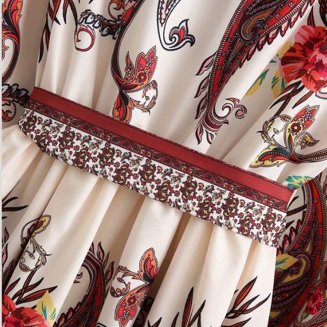Valenzora | Midikleid mit Kaschmir-Haptik und Taillengürtel