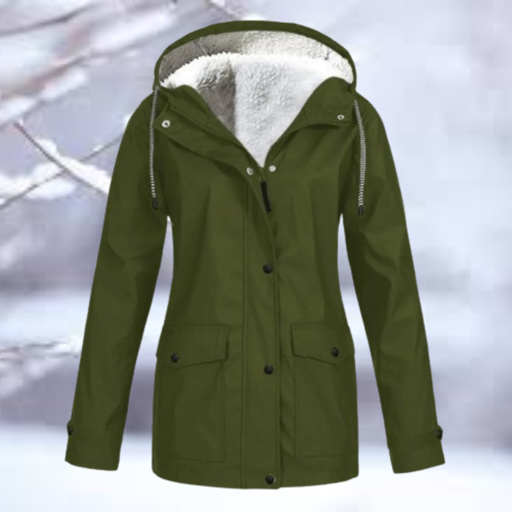 High-quality, mountain-suitable, waterproof hooded jacket
