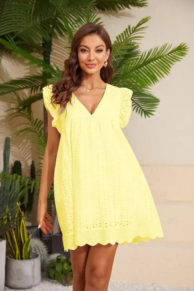 Valenzora - Embroidered summer dress