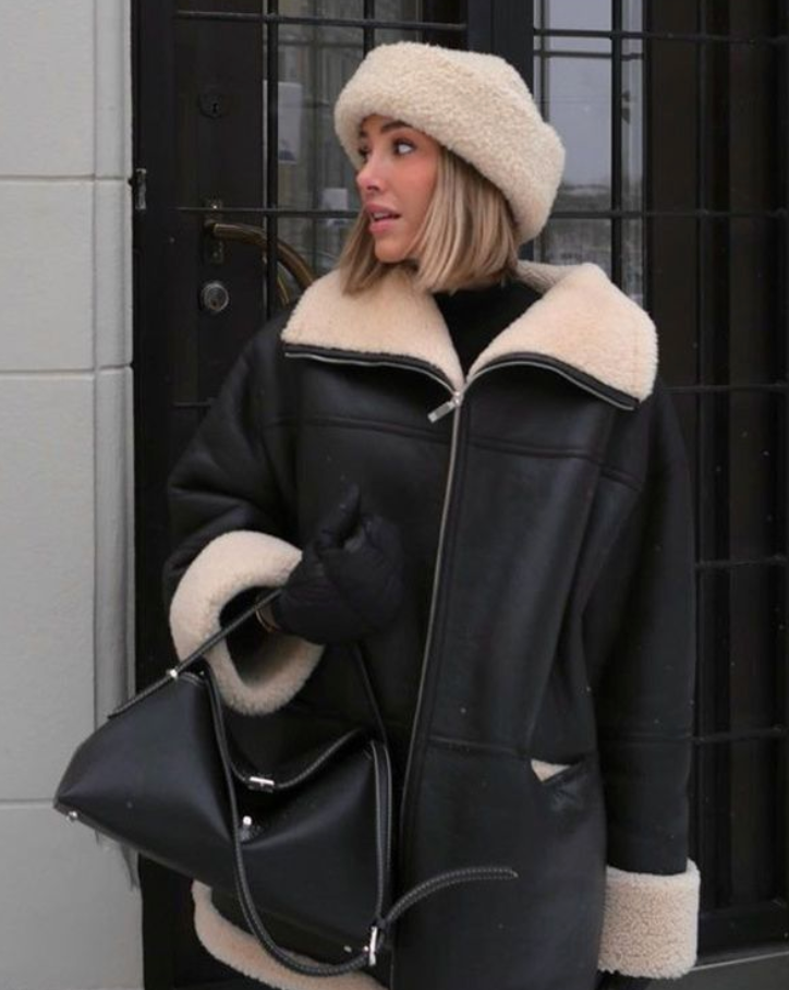 Victoria - Fashionable leather jacket