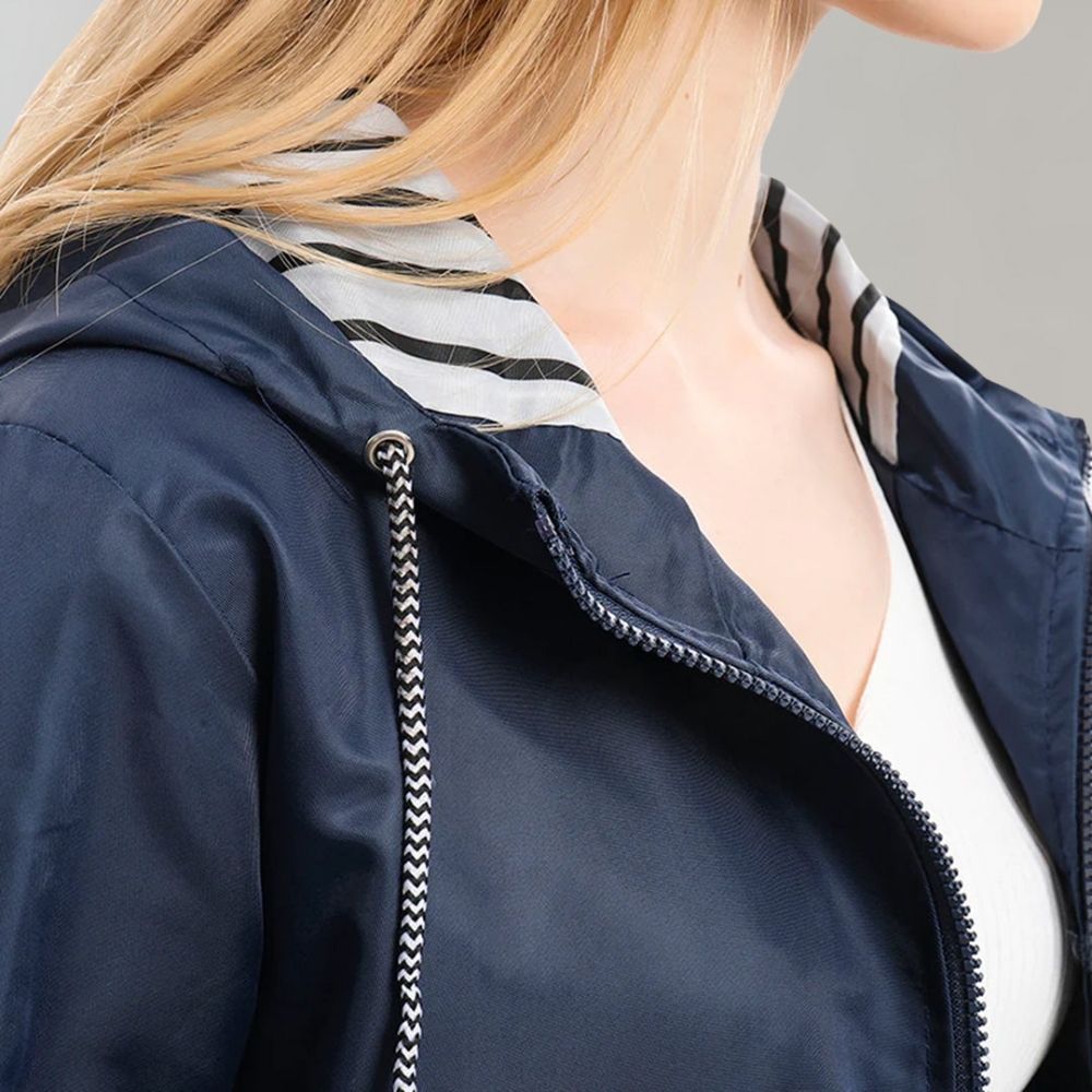 lange Regenjacke für Damen