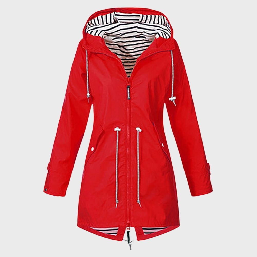 lange Regenjacke für Damen