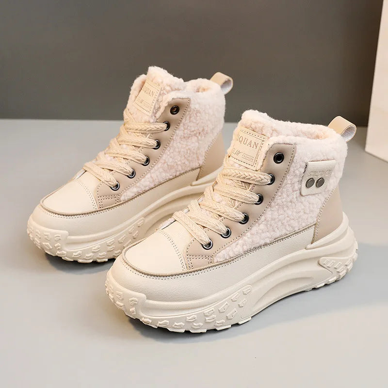 Valenzora | Waterproof Plush Ankle Boots