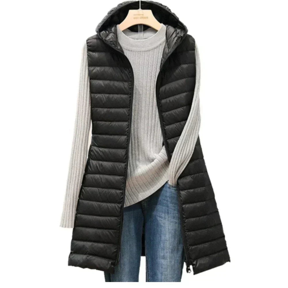 Valenzora | Hooded vest for women