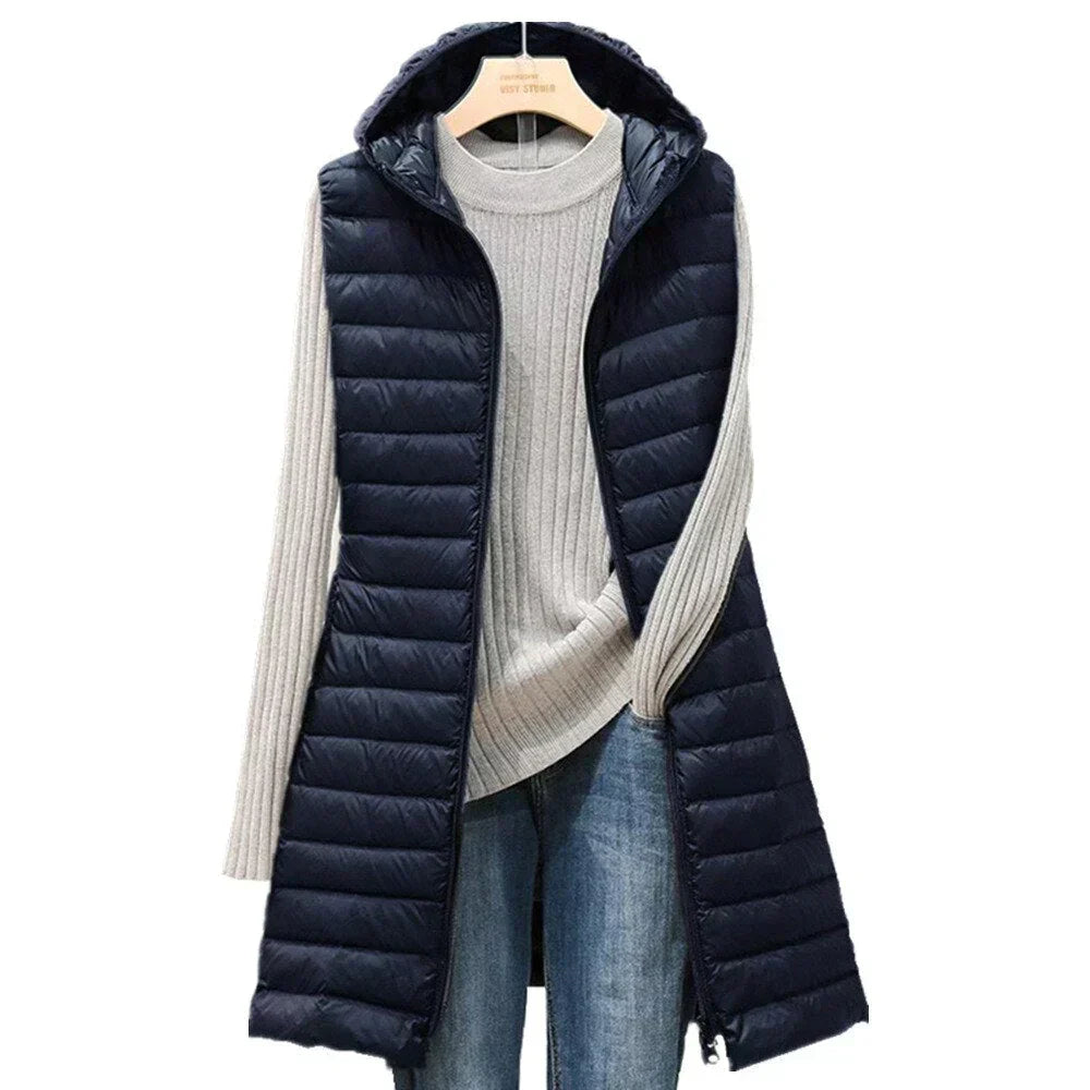 Valenzora | Hooded vest for women