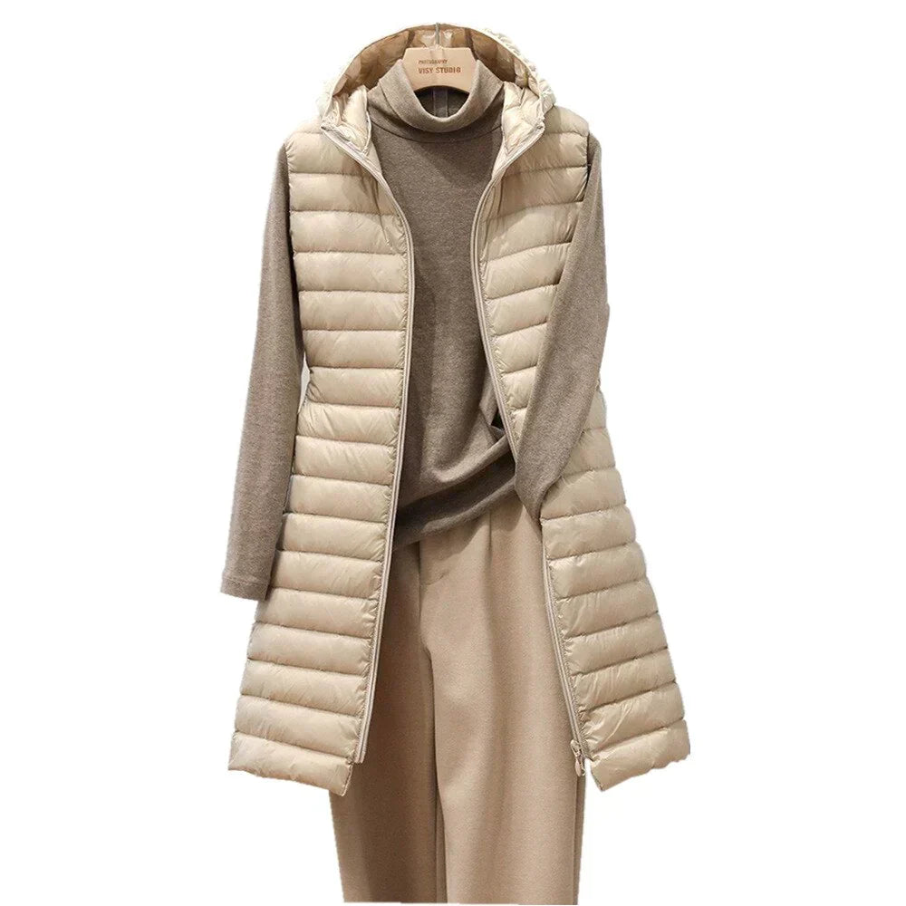 Valenzora | Hooded vest for women