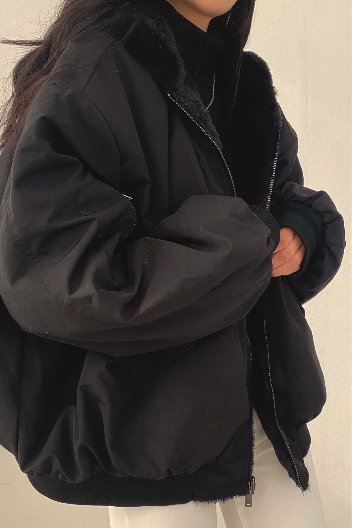 with cashmere hood - snack