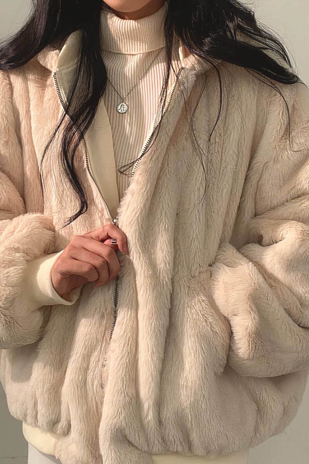 with cashmere hood - snack