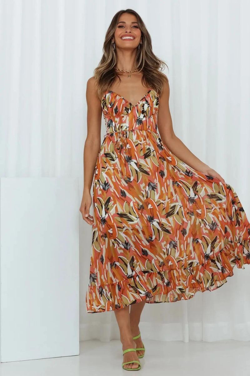 Valenzora | Colorful midi dress