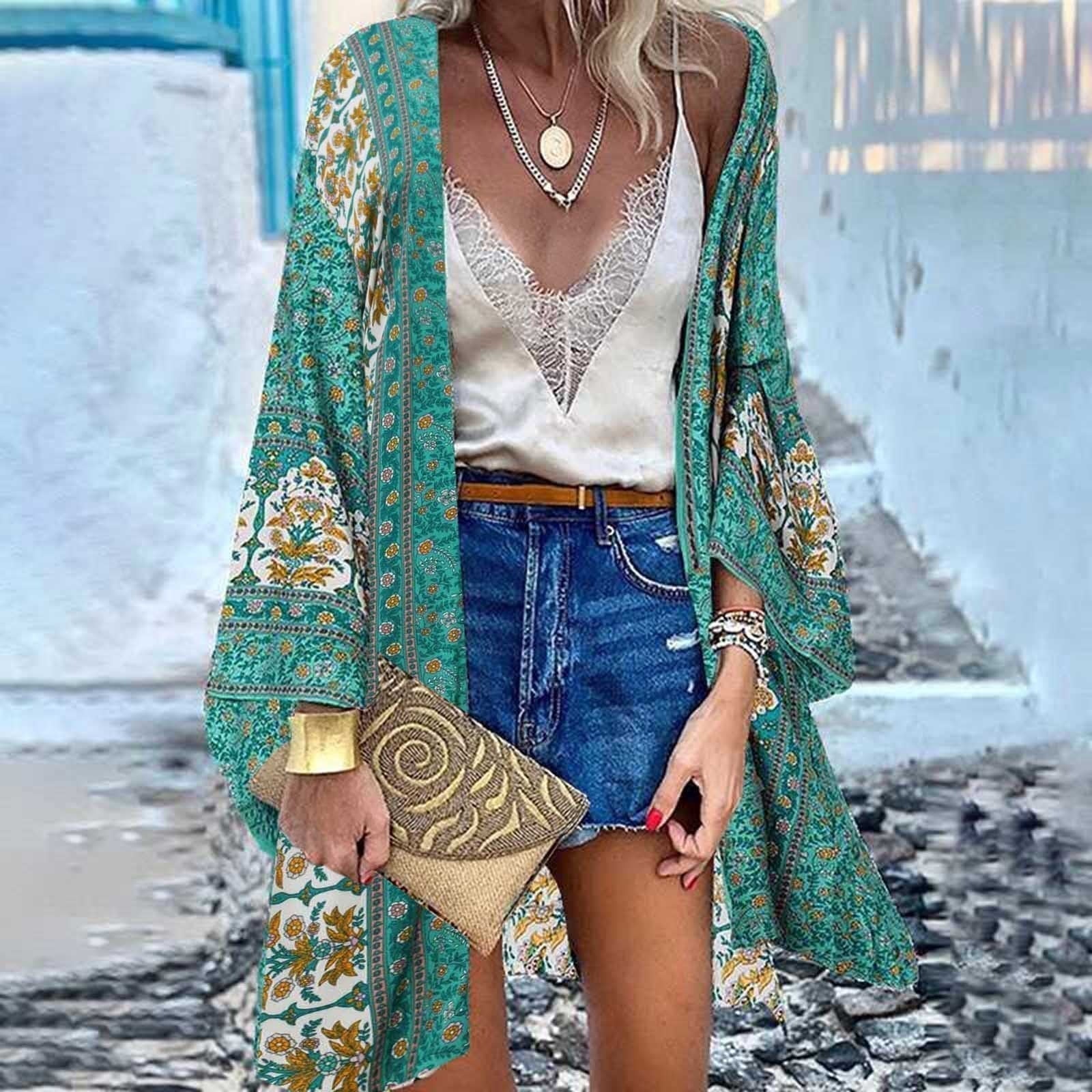 Valenzora | Kimono Elevate your summer wardrobe with our colorful printed kimono