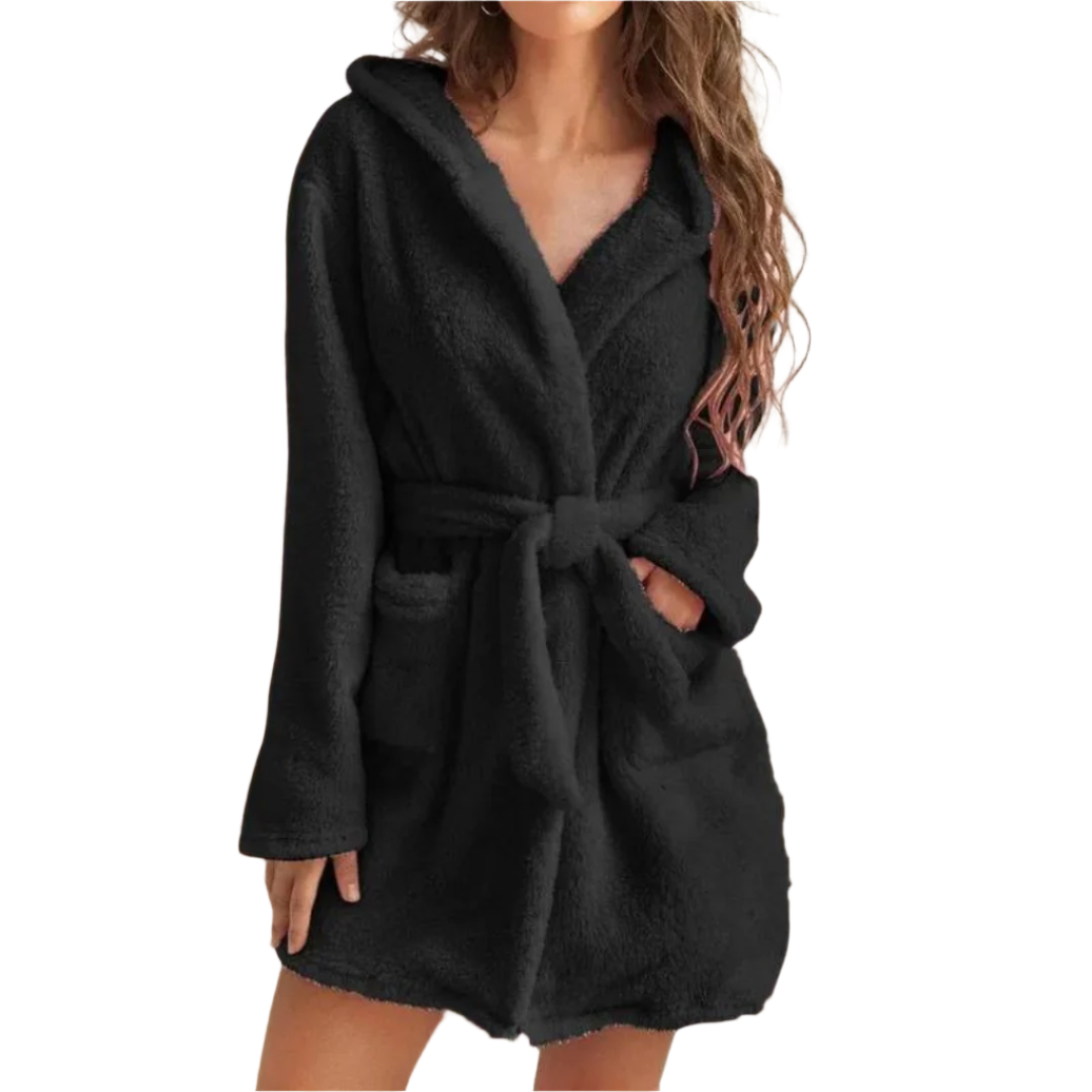 Valenzora | Short Bathrobe for Women in Modern Style