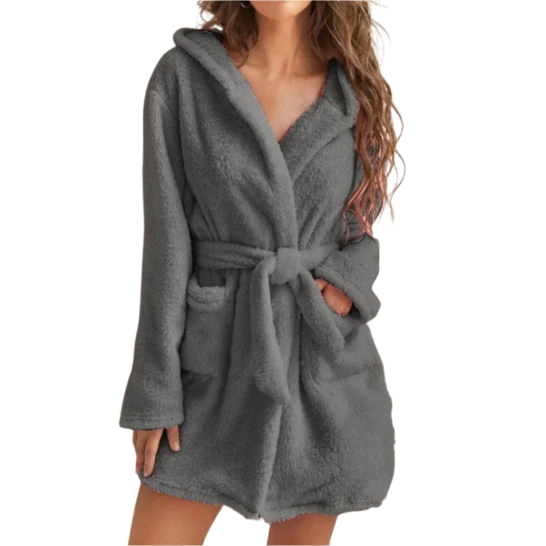 Valenzora | Short Bathrobe for Women in Modern Style