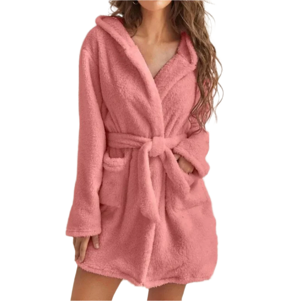 Valenzora | Kurzer Bademantel für Damen im modernen Stil
