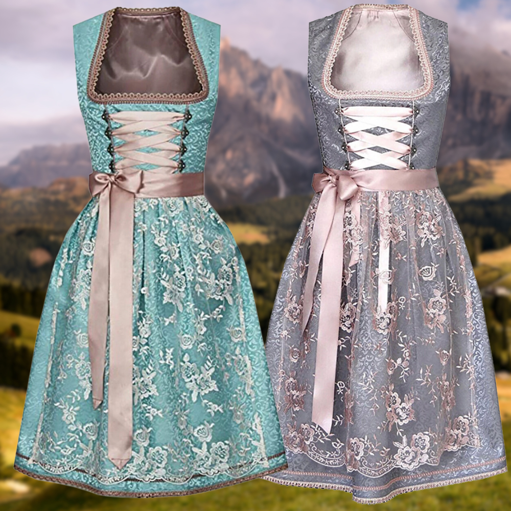 Valenzora | Einzigartige traditionelle Frauentracht mit Schürze und Bluse