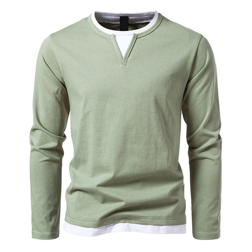 Valenzora | Long-sleeved cotton T-shirt