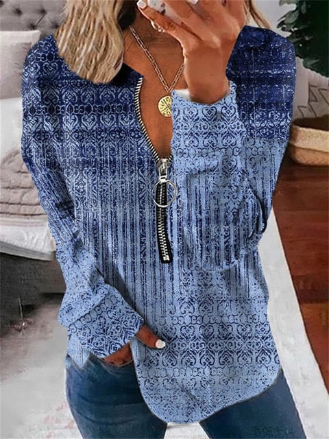 Pullover mit Blumenmuster im Vintage-Stil