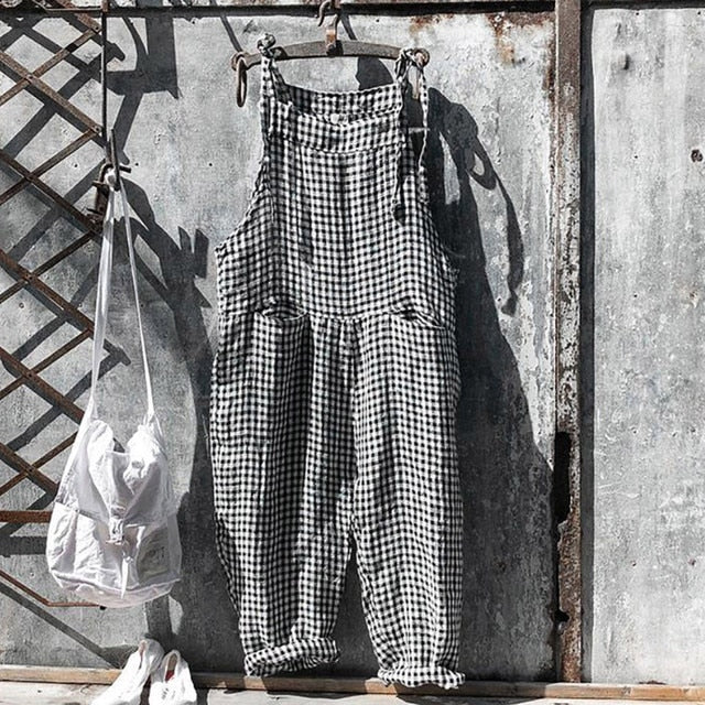 Valenzora | Trendiger Leinen-Jumpsuit