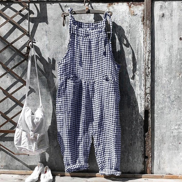 Valenzora | Trendiger Leinen-Jumpsuit