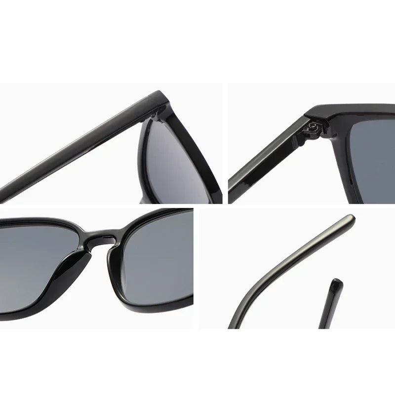 Valenzora | Vintage quadratische Damen-Sonnenbrille