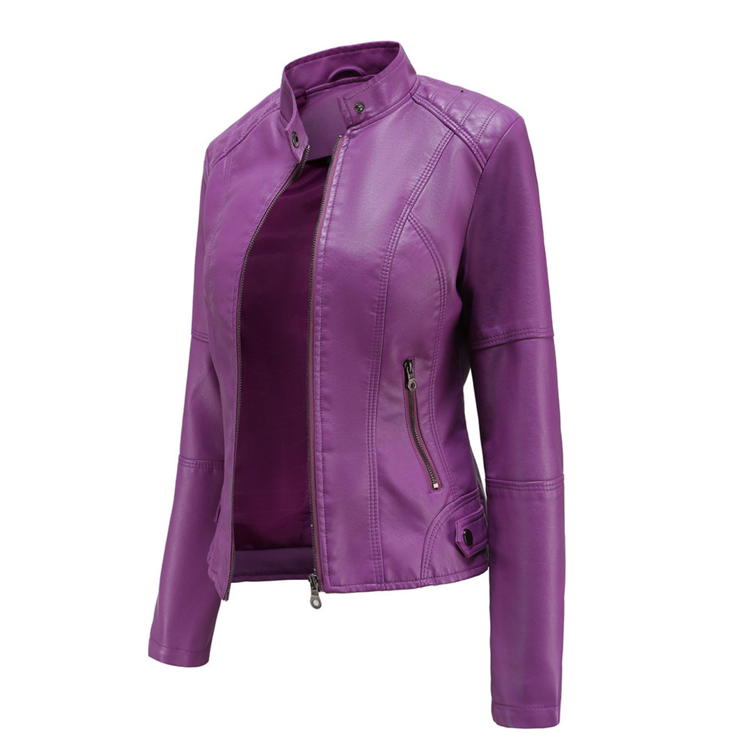 Valenzora GLAM: Moderne Lederjacke für Damen