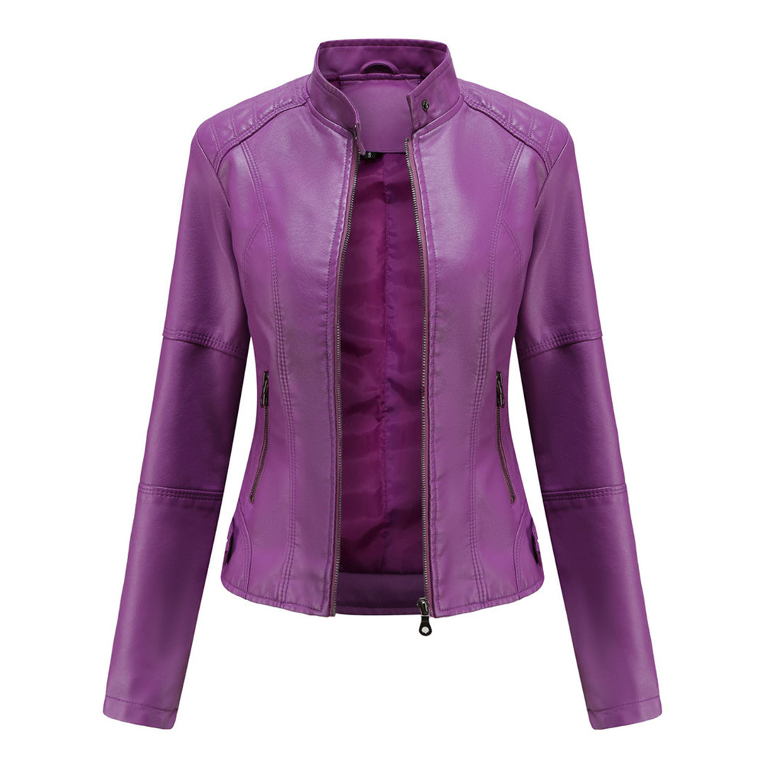 Valenzora GLAM: Moderne Lederjacke für Damen