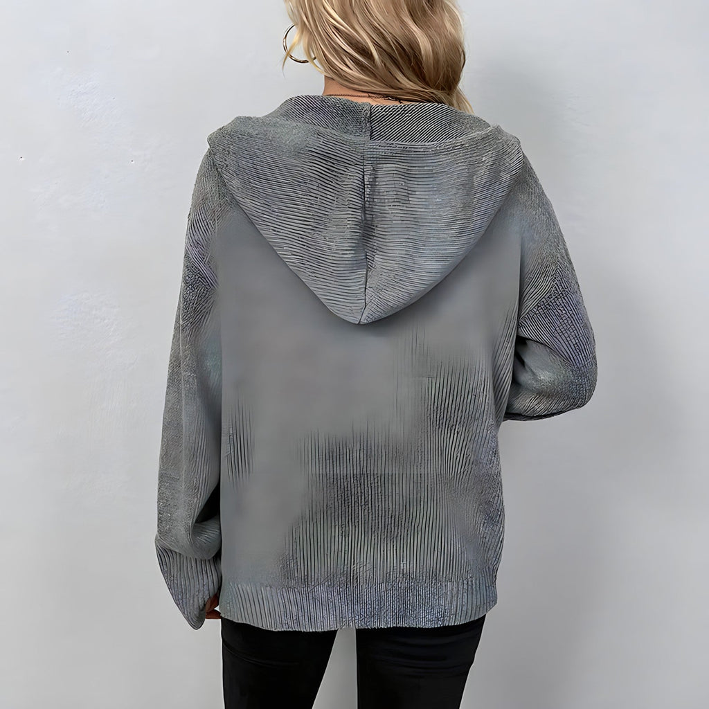 Valenzora Cardigan | Eleganter, bequemer Cardigan mit Kapuze