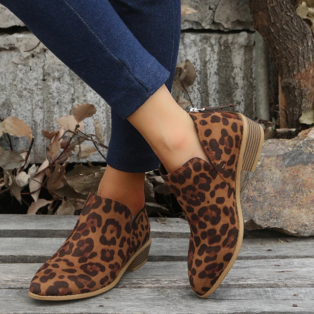 Valenzora | Stylische Stiefeletten aus Wildleder mit