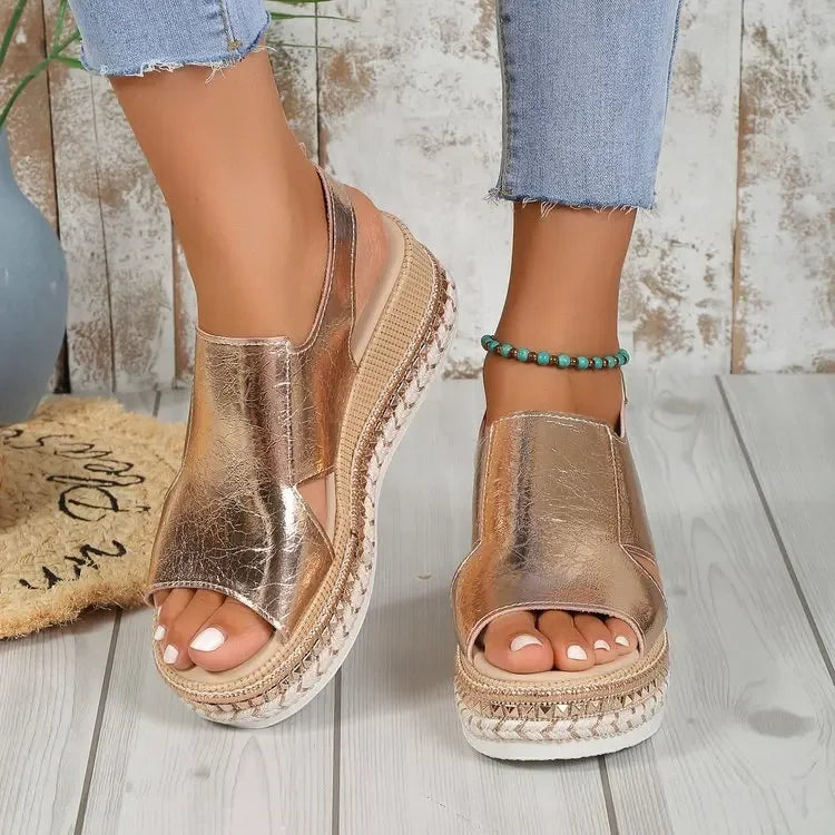Valenzora - Wedge heel - Elastic strap - Summer