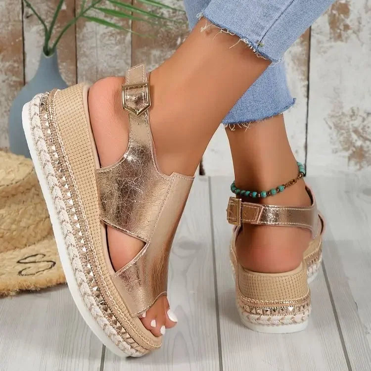 Valenzora - Wedge heel - Elastic strap - Summer