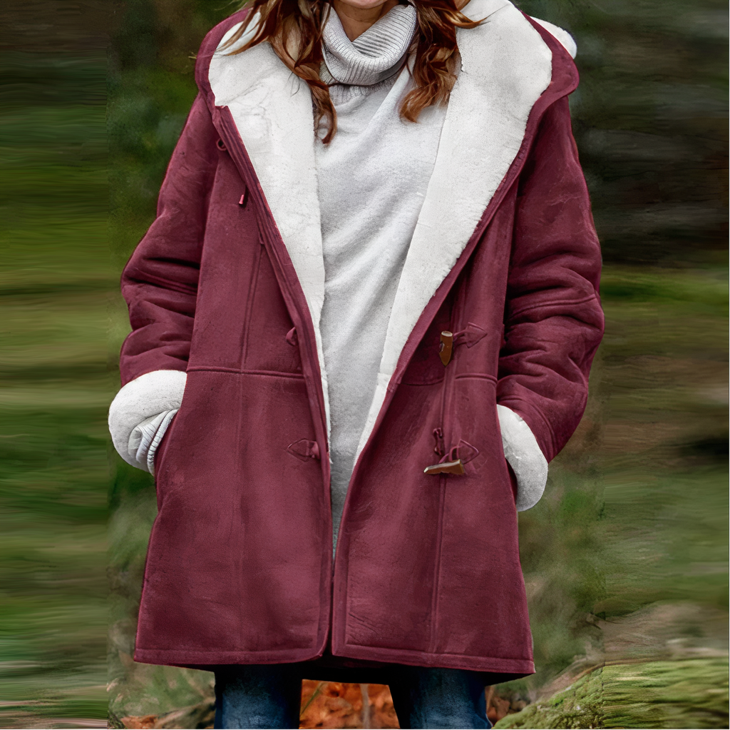 Valenzora - Winter velour coat