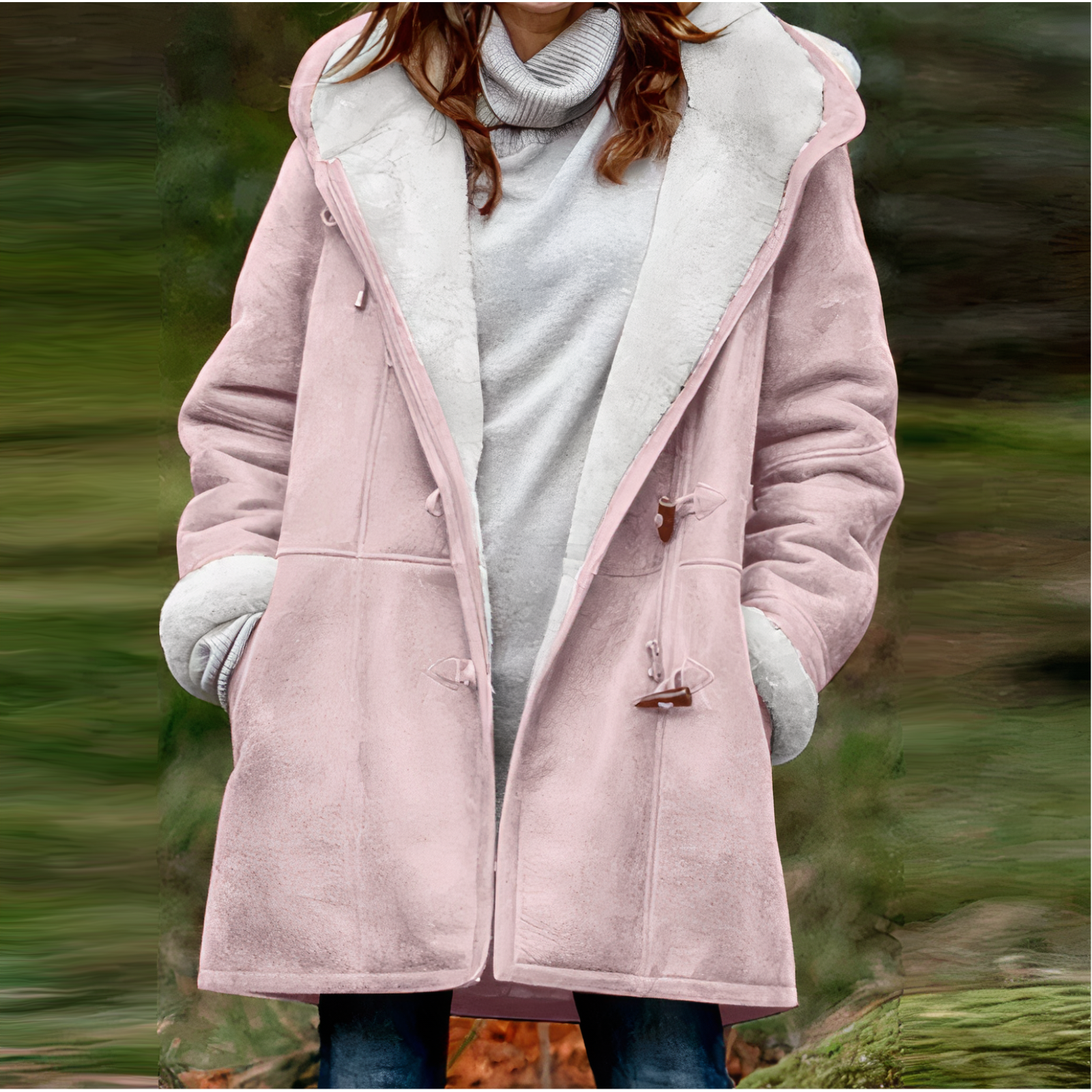 Valenzora - Winter velour coat