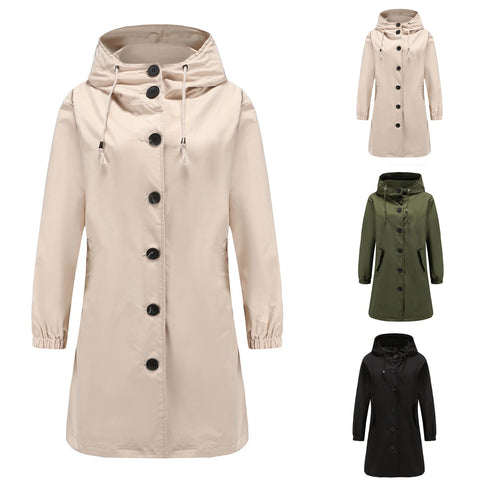 Valenzora | Fashionable long trench coat for women, season 2023
