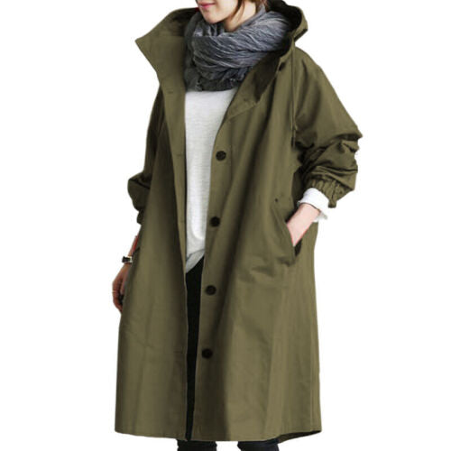 Valenzora | Trendiger langer Trenchcoat für Damen, Saison 2023