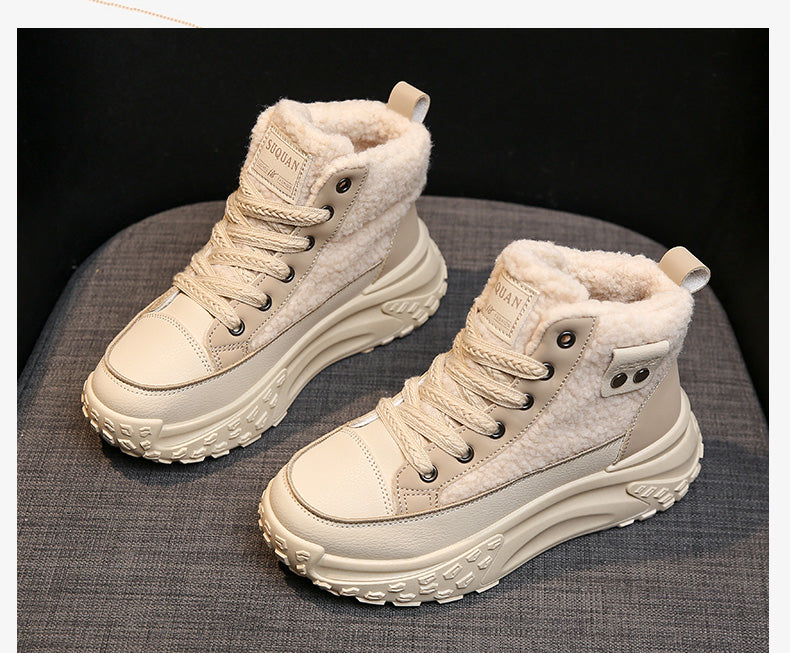 Valenzora – Wasserdichte Plüsch-Stiefeletten