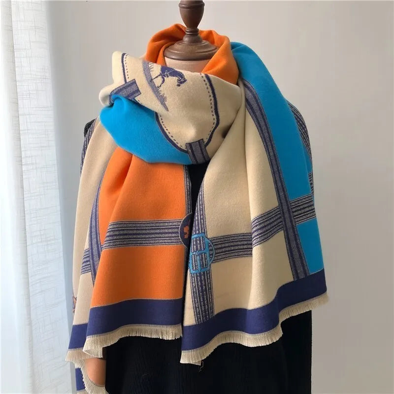 Valenzora | Schal – eleganter Oversized-Wickelschal für Damen