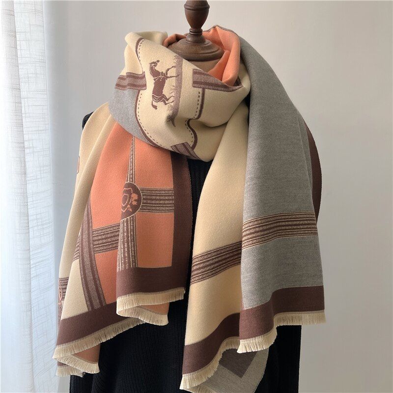 Valenzora | Scarf - elegant women's oversized wrap