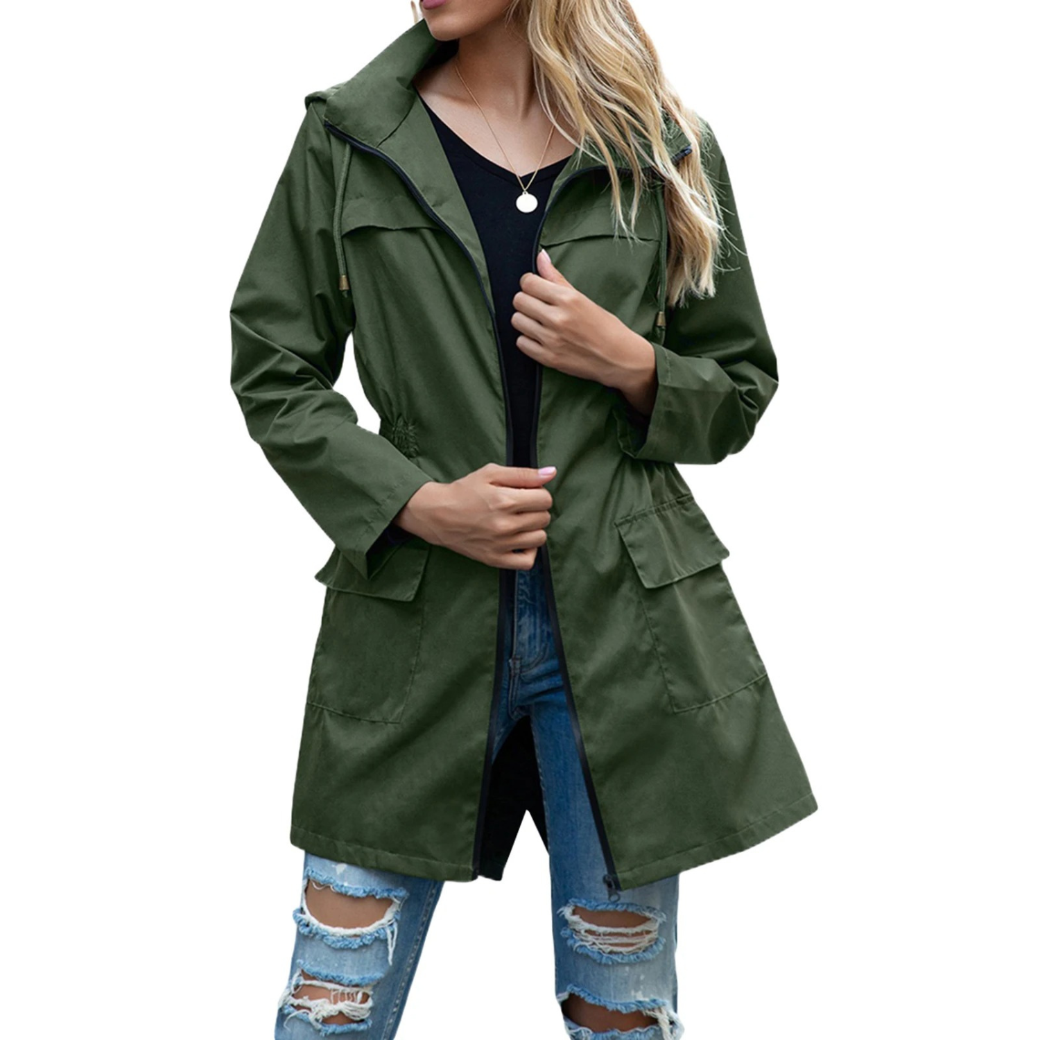 Valenzora | Waterproof, Windproof, Lightweight, Long Summer Jacket