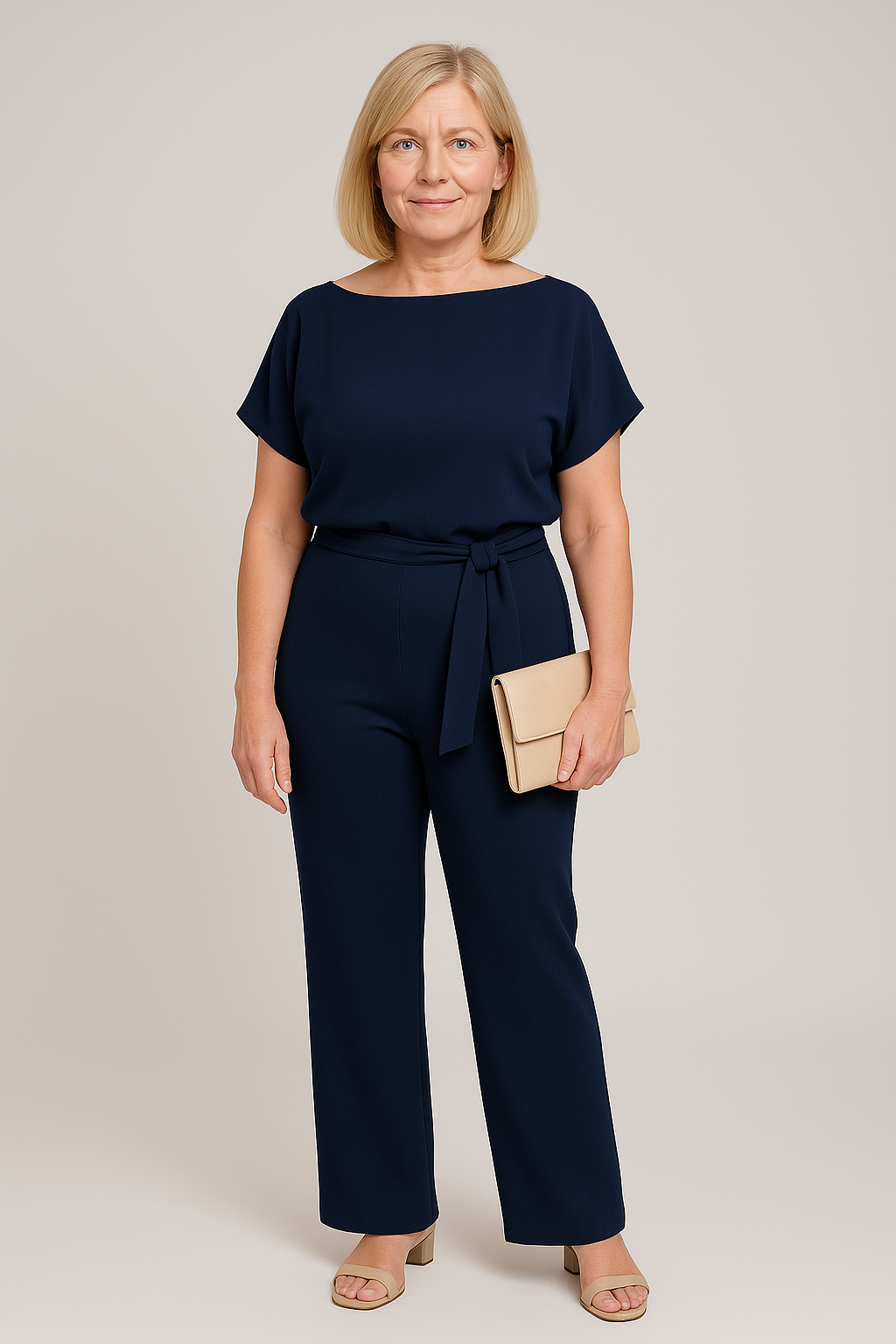 Valenzora | Elegant Summer Jumpsuit with Belt