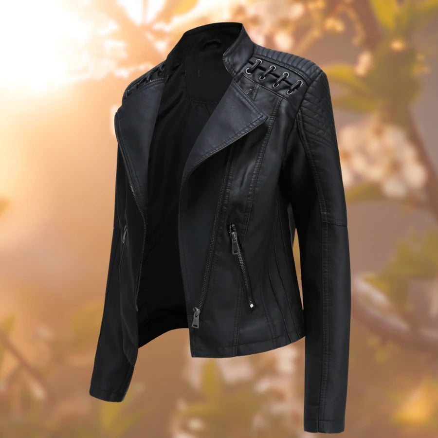Valenzora | Women's Leather Jacket - Stylish and Comfortable Jacket for Every Occasion