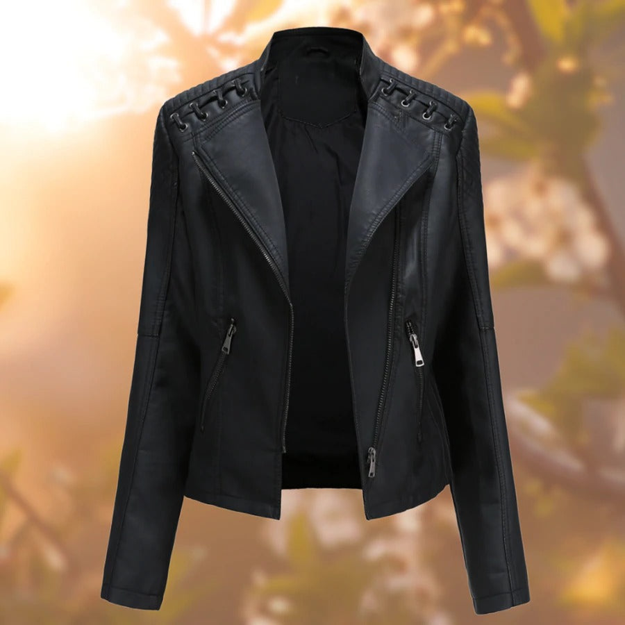 Women's leather jacket