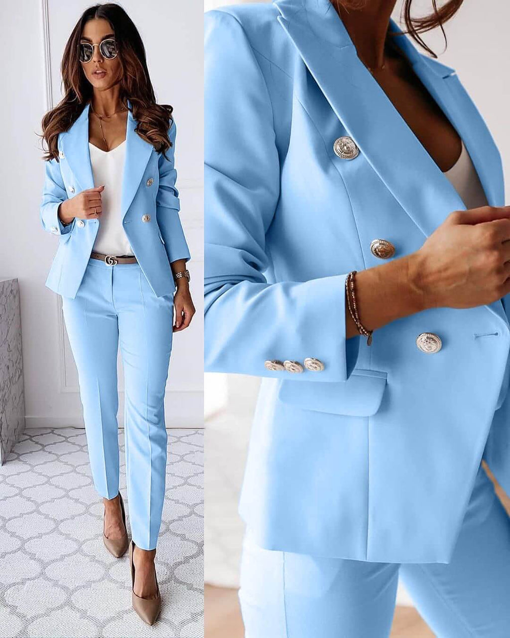 Valenzora | Eleganter Hosenanzug mit Jacke & Hose