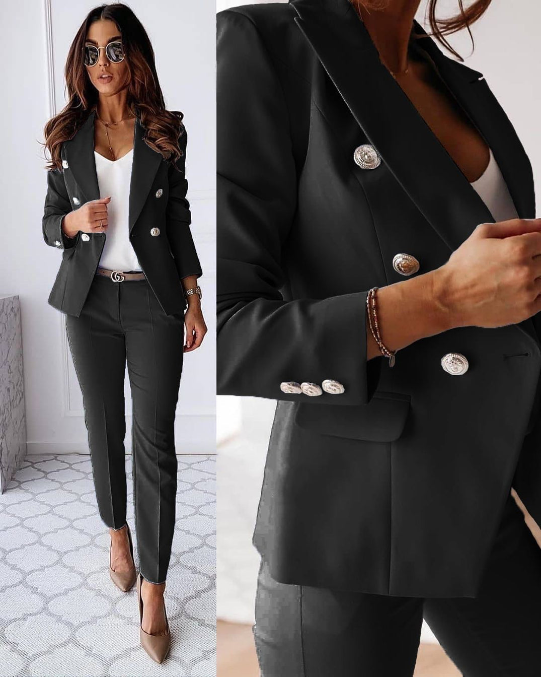 Valenzora | Eleganter Hosenanzug mit Jacke & Hose