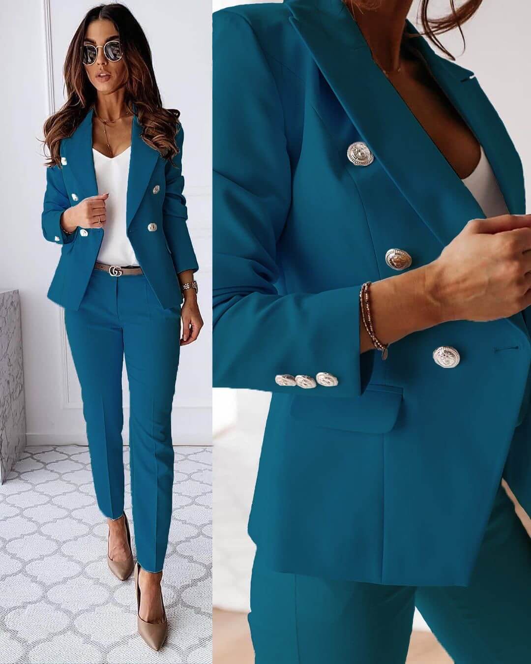 Valenzora | Eleganter Hosenanzug mit Jacke & Hose