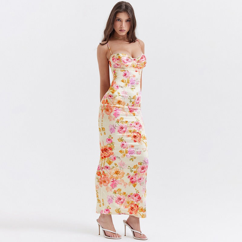 tight floral dress
