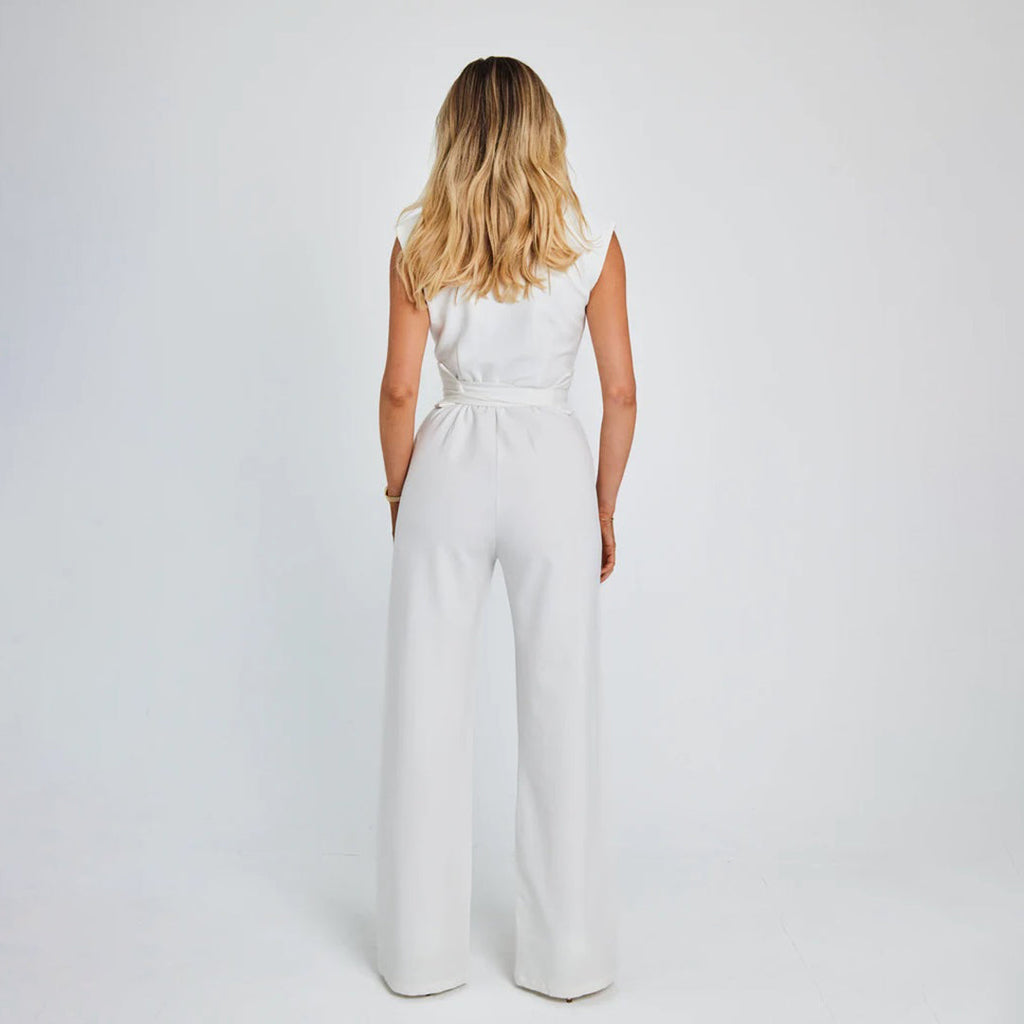 Valenzora - Elegant sleeveless jumpsuit