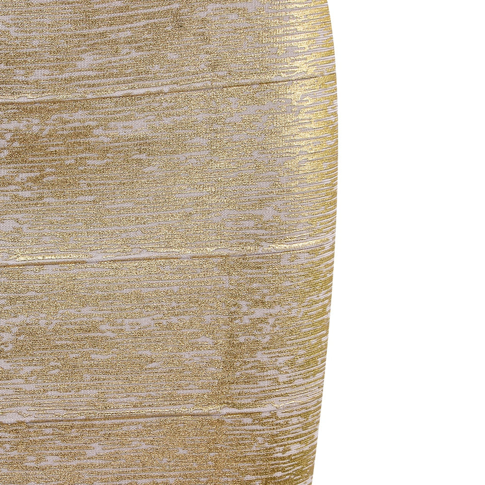 Valenzora | Bleistiftrock mit Glitzer und Gold