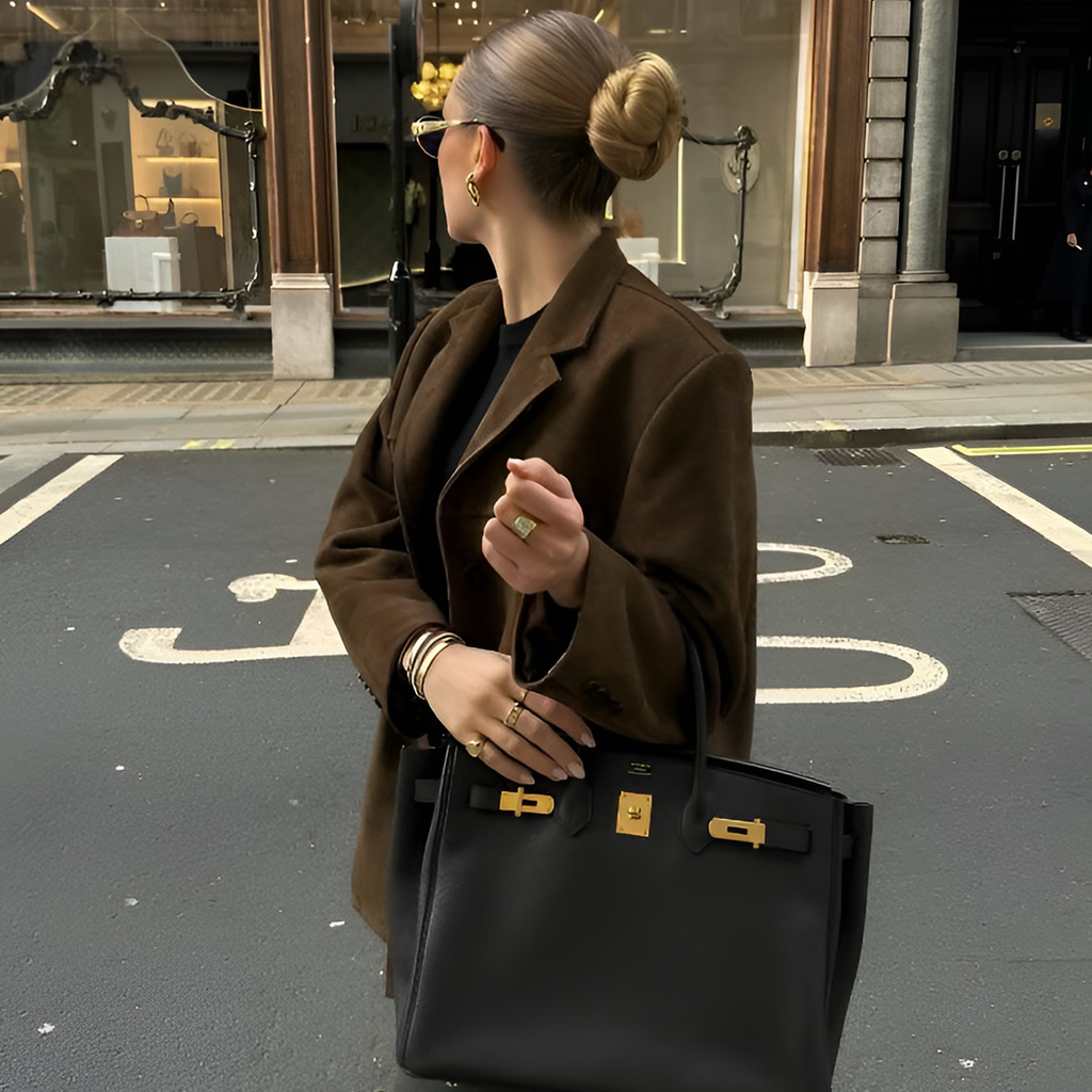 Valenzora | Vintage Oversized Blazer Jacket Women's Jackets