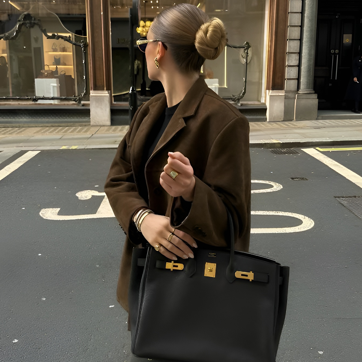 Valenzora | Vintage Oversized Blazer Jacket Women's Jackets