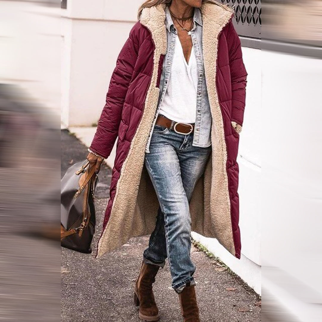 Valenzora | Wende-Pufferjacke für Damen – Stylische und warme Winterjacke