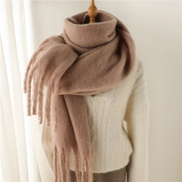 Valenzora | Oversized scarf - soft wool women's wrap